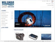 Tablet Screenshot of malamarshop.com